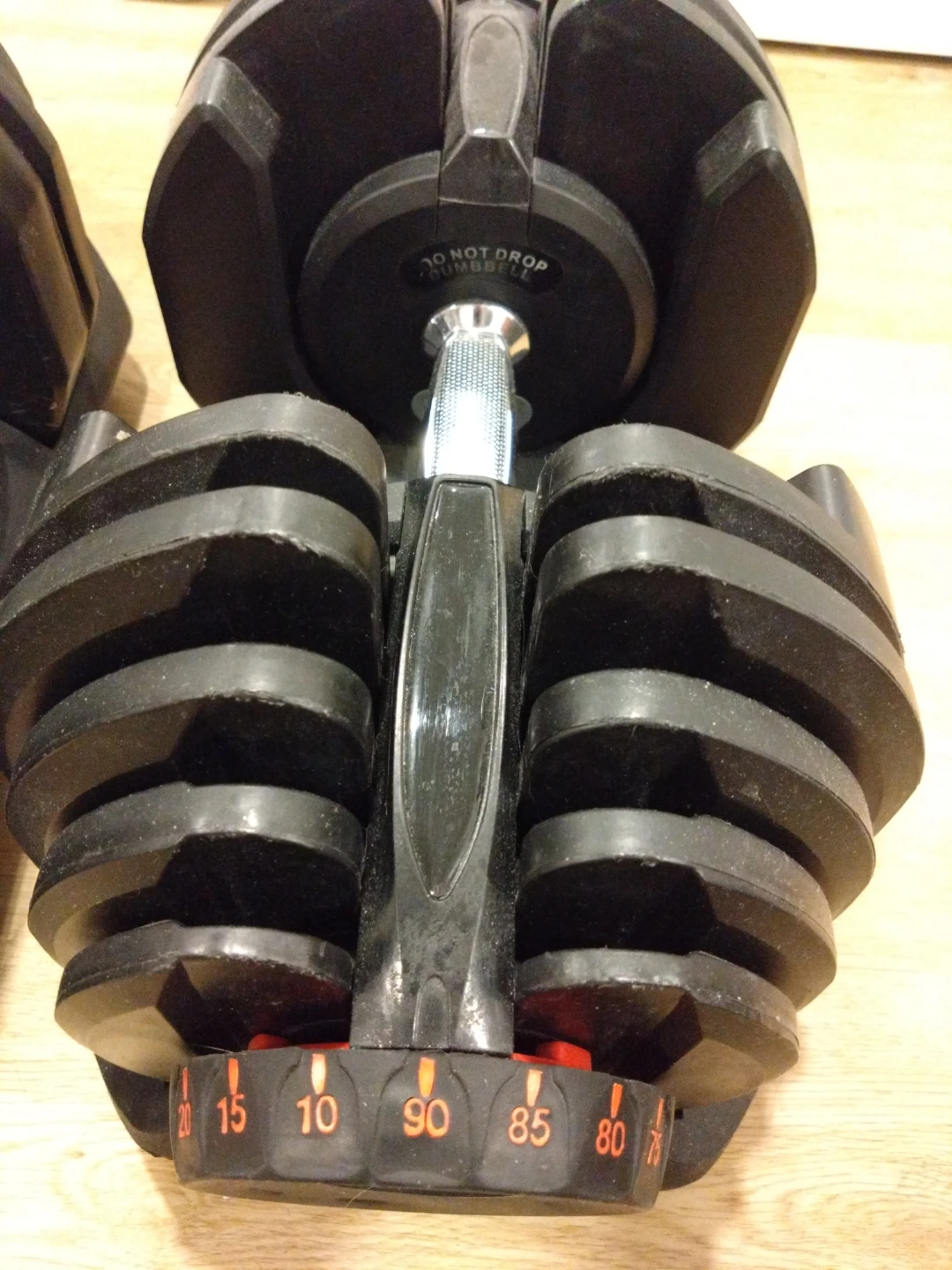 Adjustable Dumbbells Pair 90lb - photo 2
