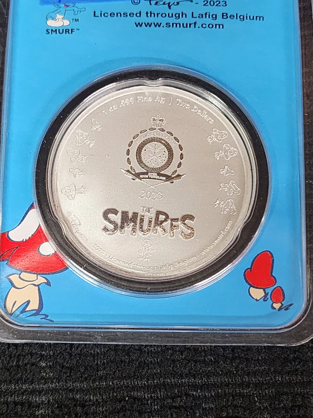 Smurfs 2023 1 oz Fine Silver Coin - photo 2