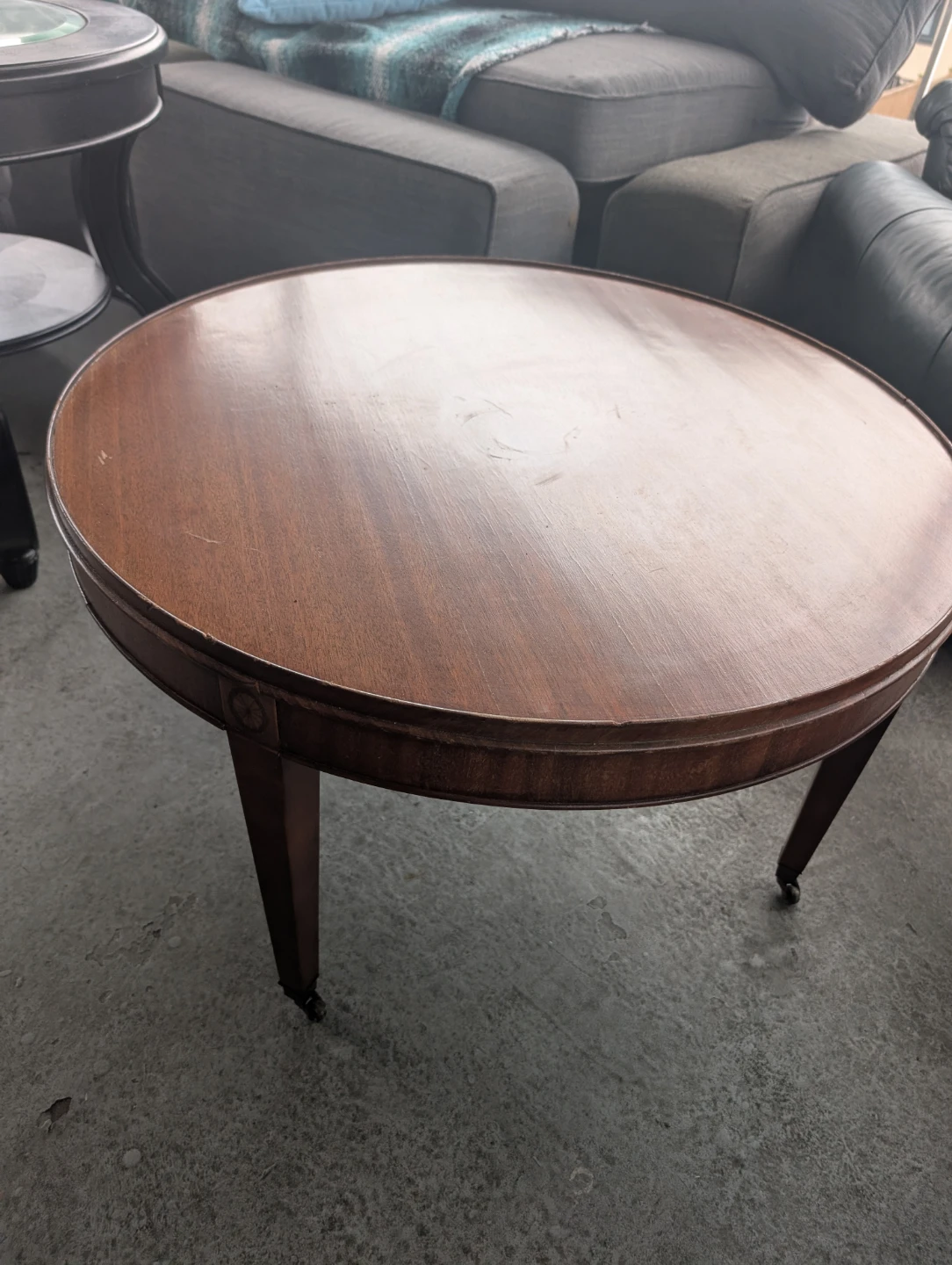 Round Wooden Coffee Table