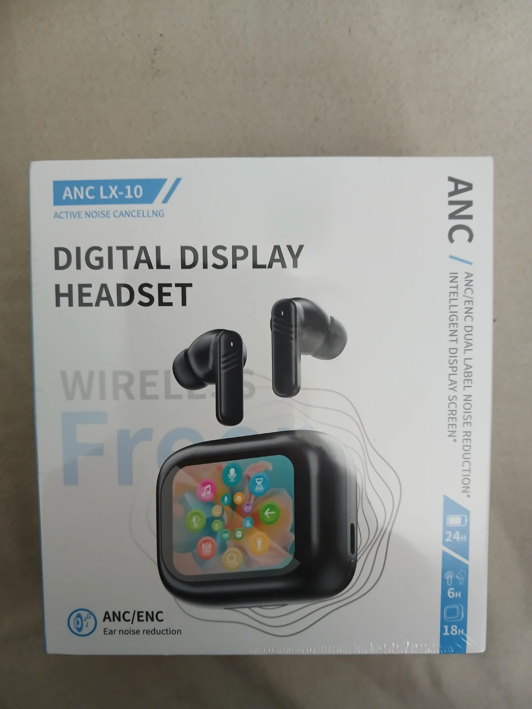 ANC LX-10 Wireless Earbuds with Digital Display