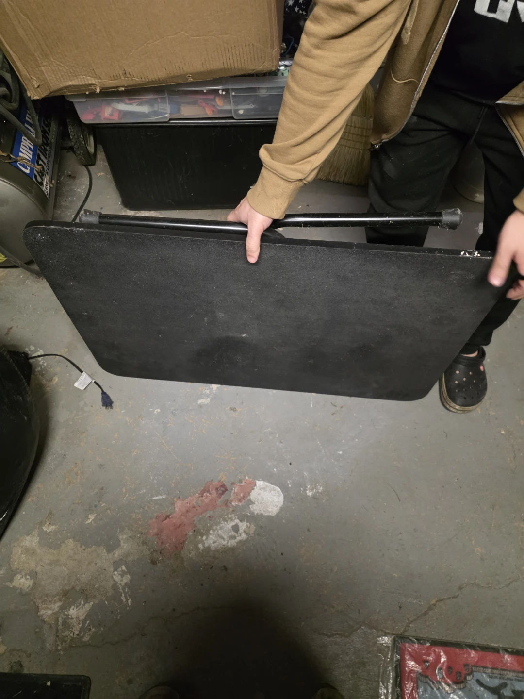 Black Folding Grooming table - photo 2