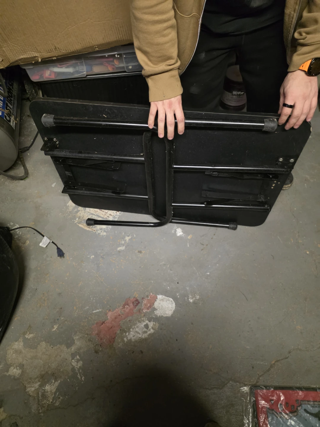 Black Folding Grooming table - photo 3