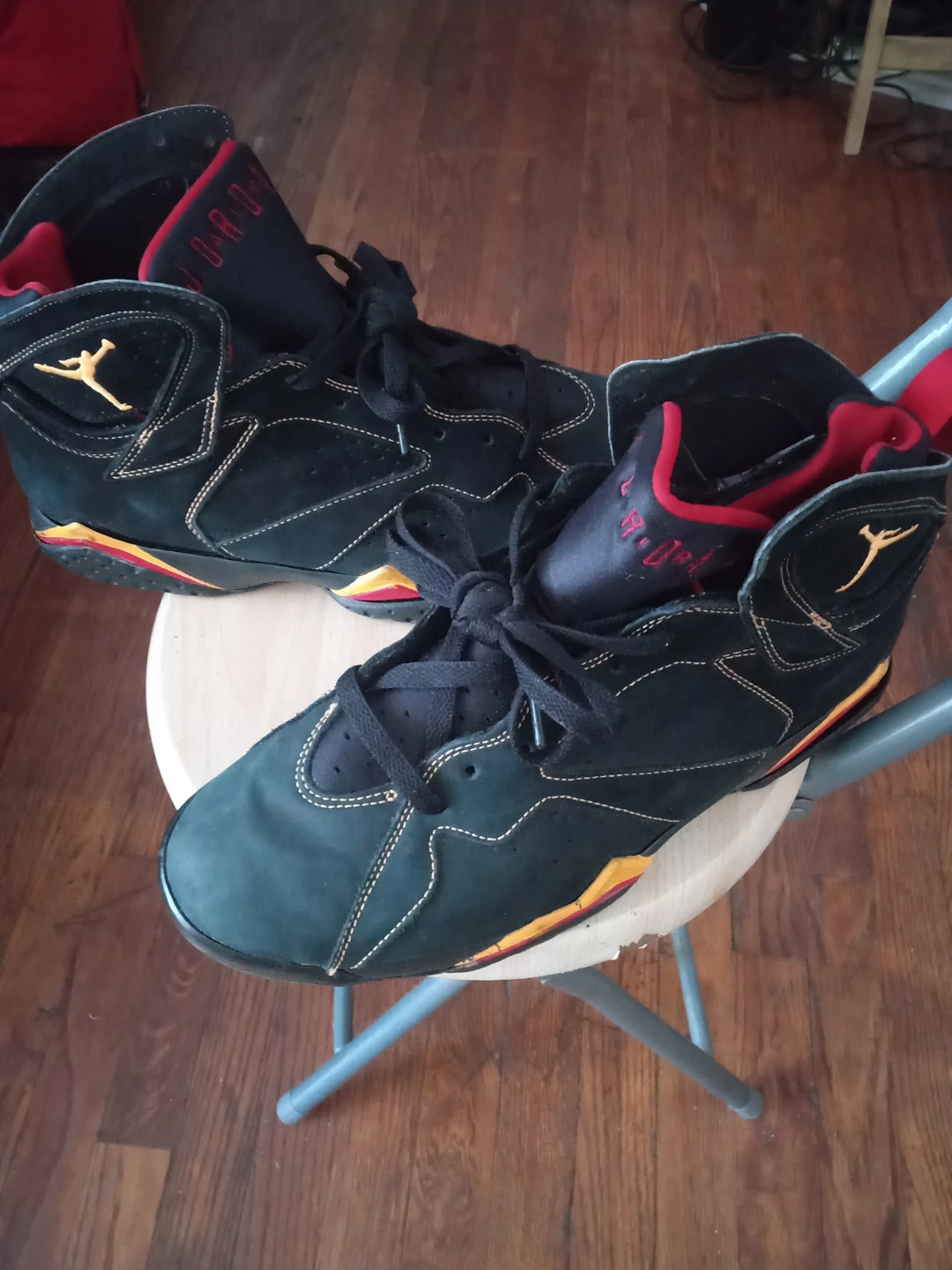 Air Jordan 7 Citrus Retro Black/Red/Gold - photo 5