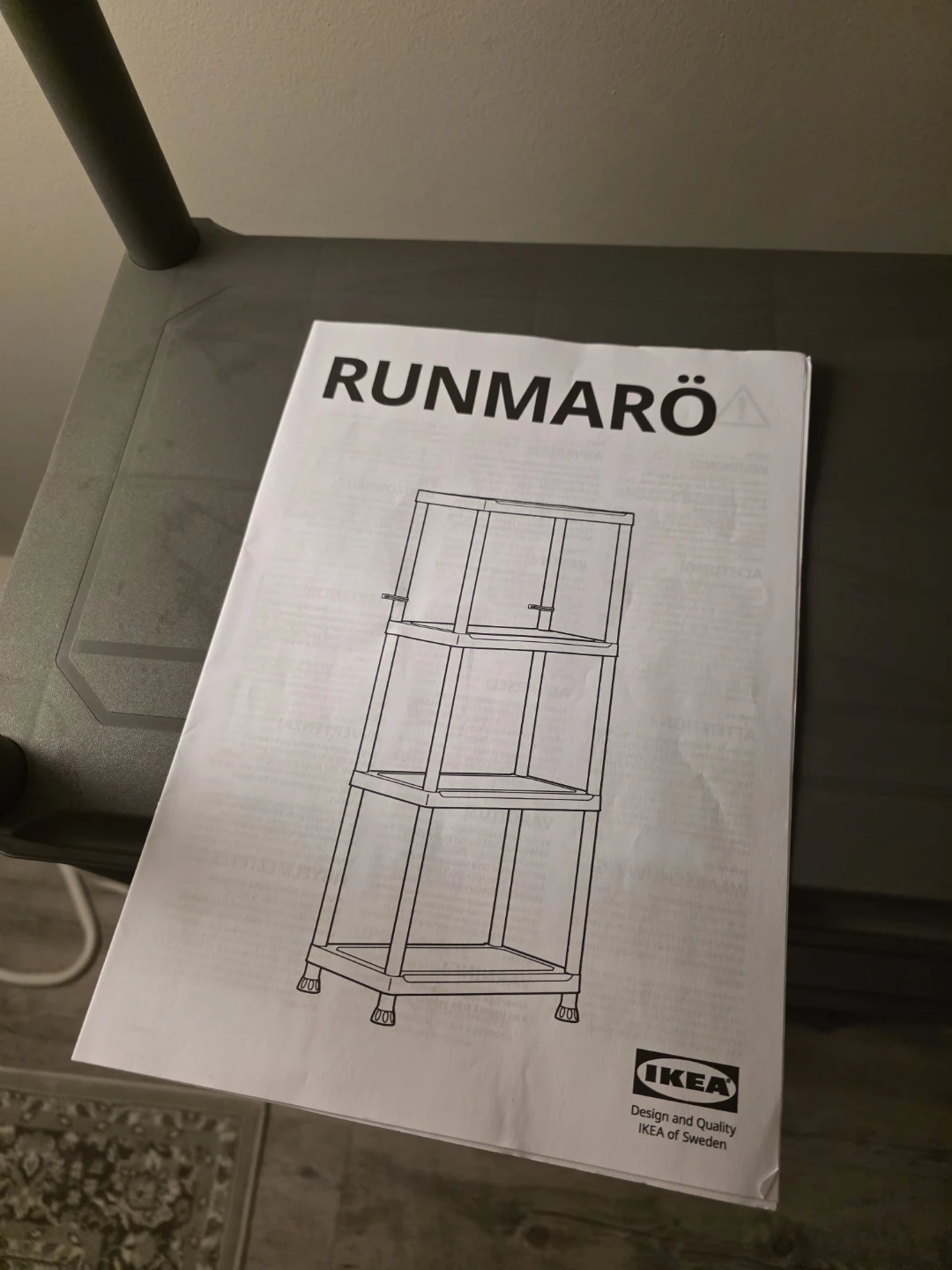 IKEA RUNMARÖ Shelving Unit - Grey - photo 2