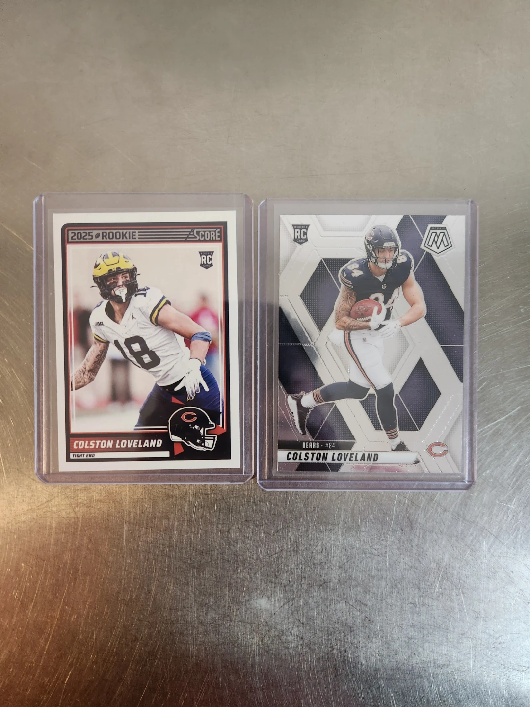 Colston Loveland Rookie Football Cards