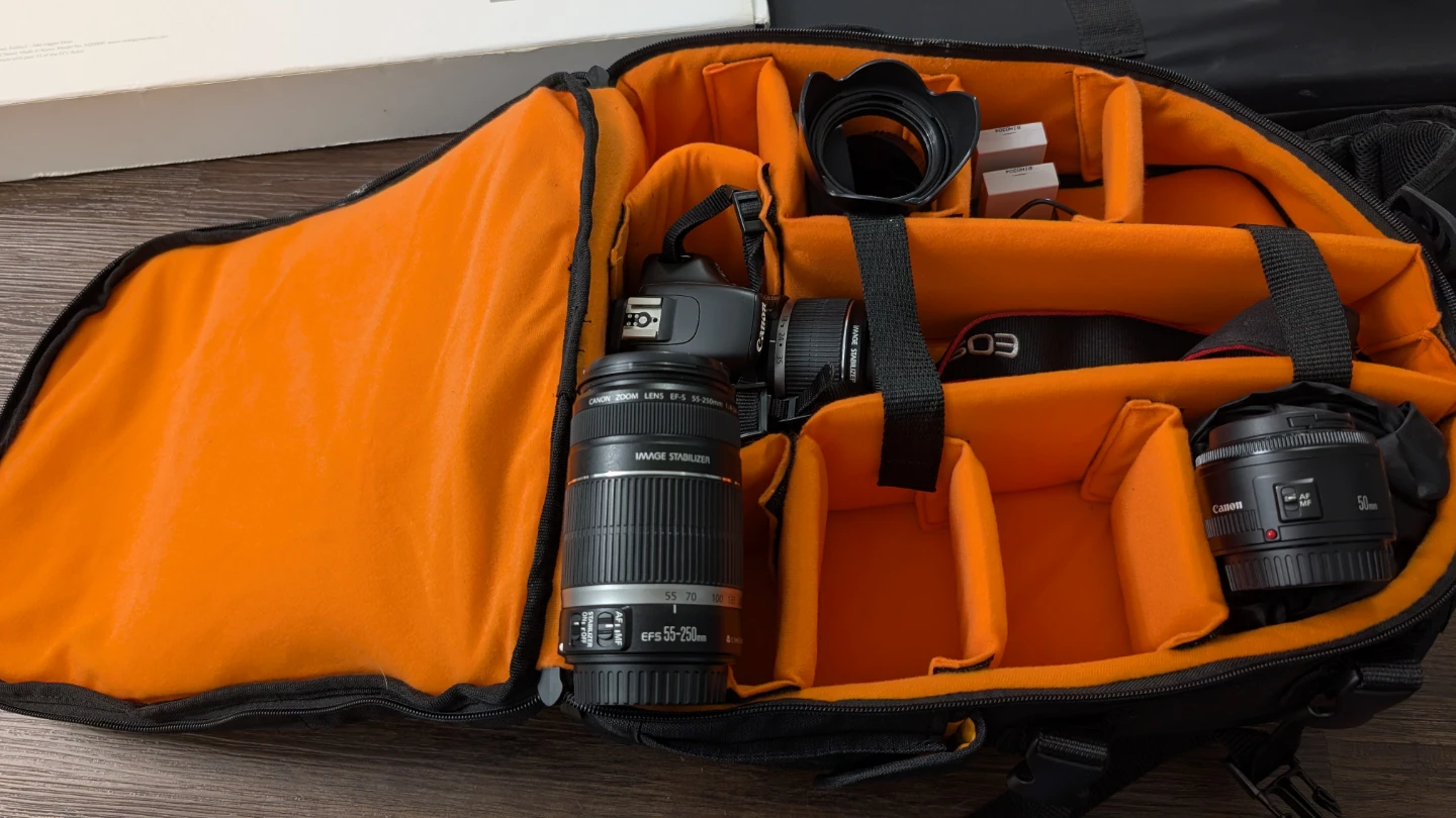 Canon EOS 550D, Extra Lenses, Camera Bag, Light Box - photo 2