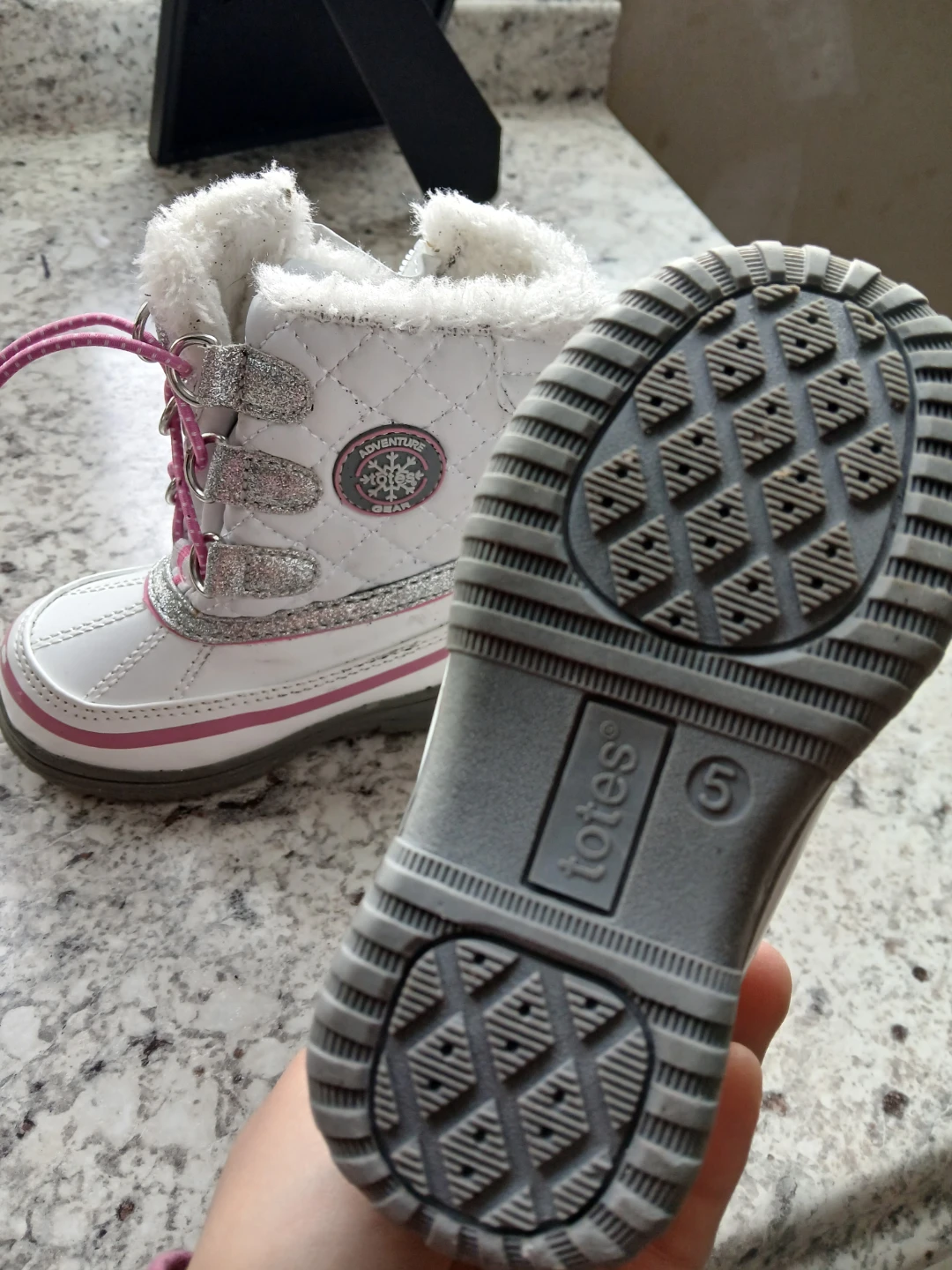 5T White Winter Boots - photo 2