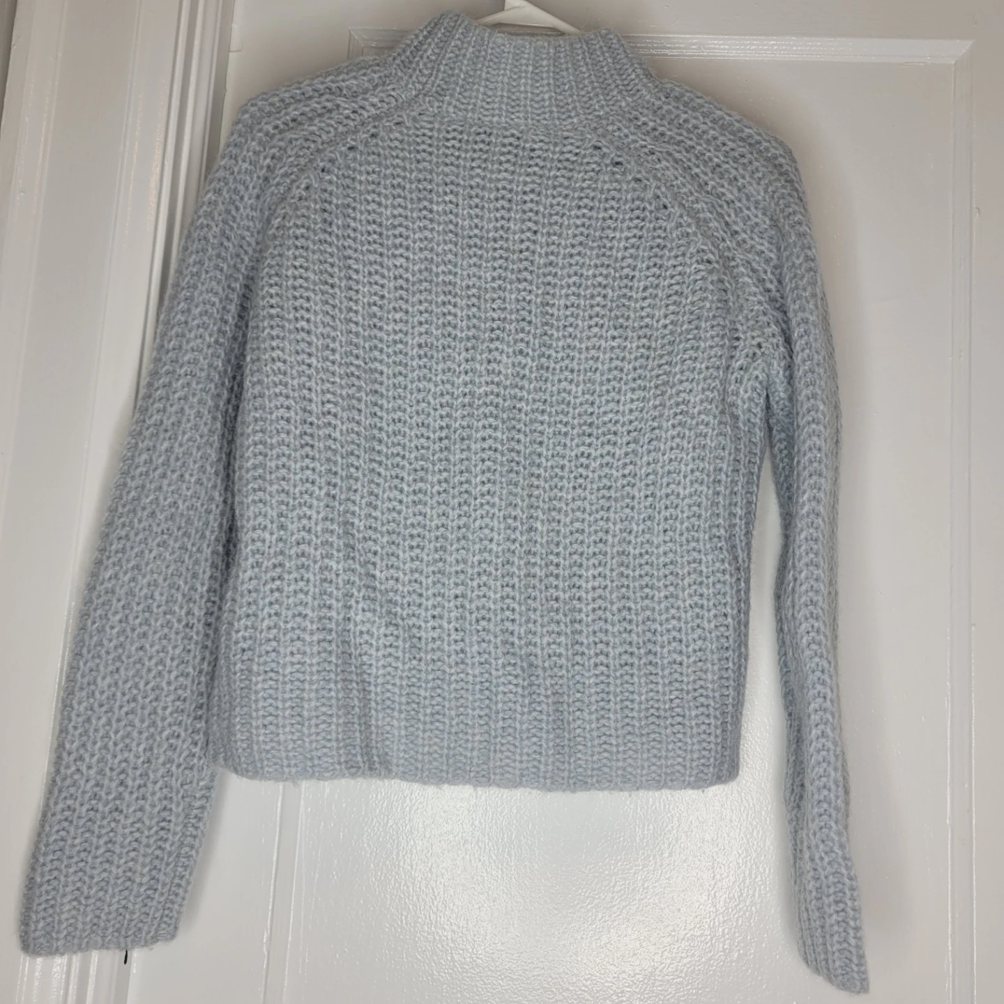 Vince Light Blue Mock Neck Knit Sweater - XS - photo 2