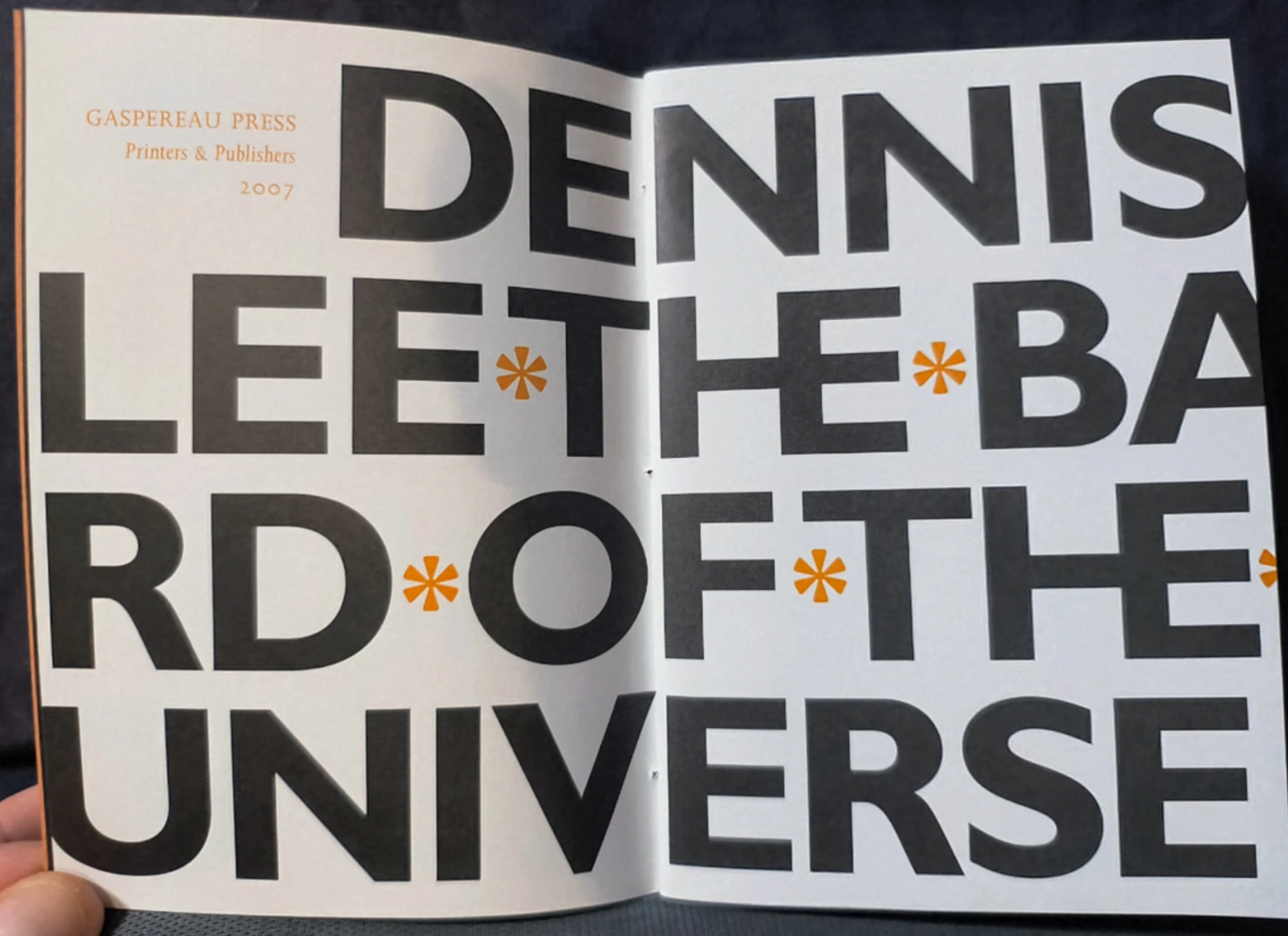 The Bard of the Universe by Dennis Lee 2007 - photo 2