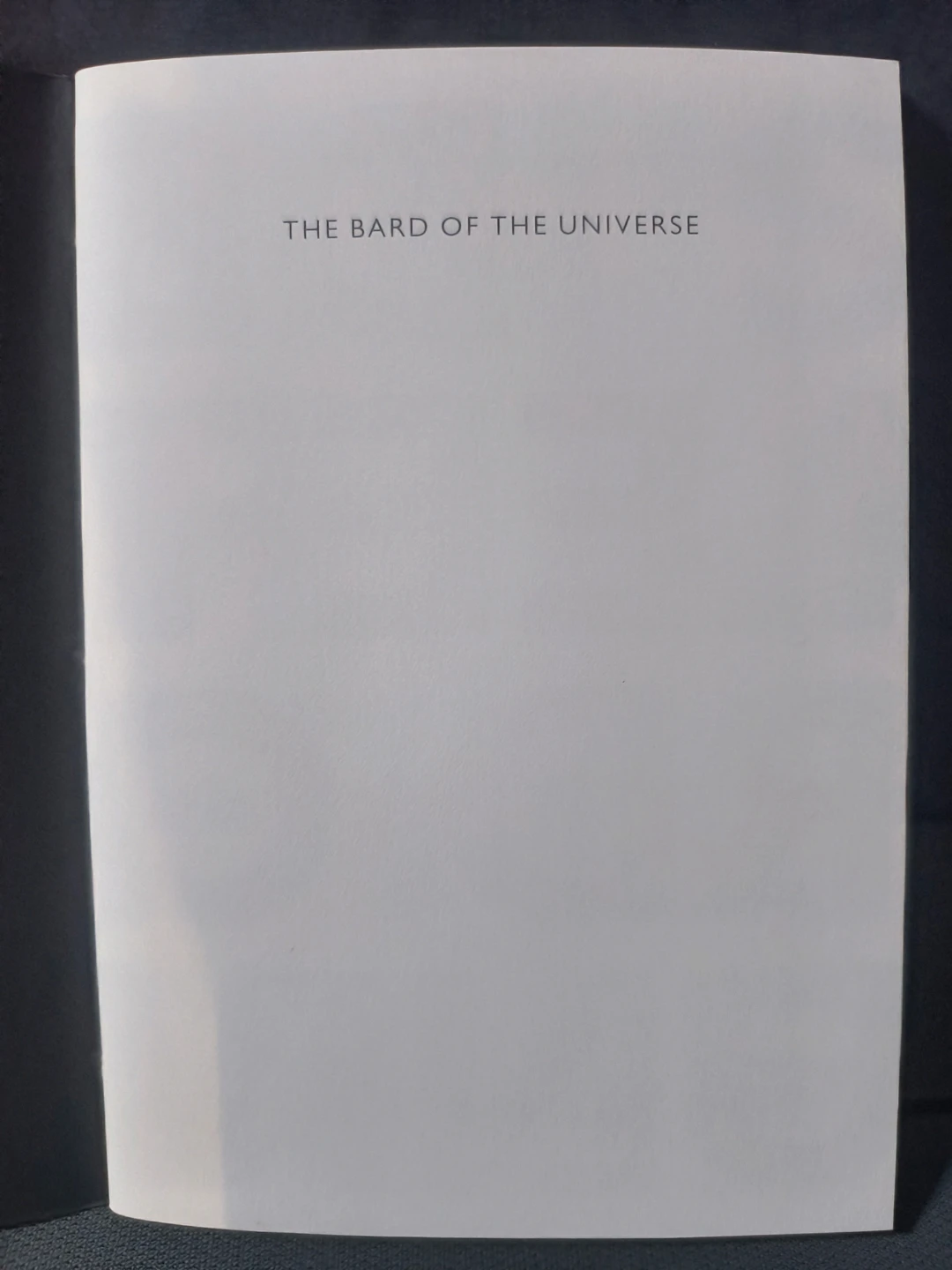The Bard of the Universe by Dennis Lee 2007 - photo 3
