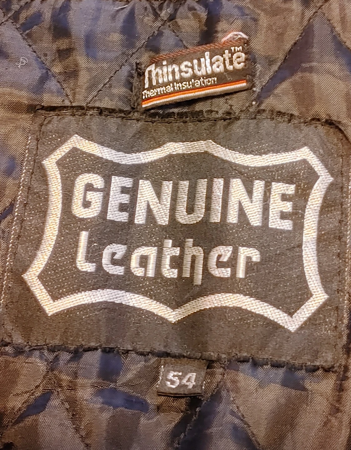 Men's heavy leather motorcycle jacket - photo 5
