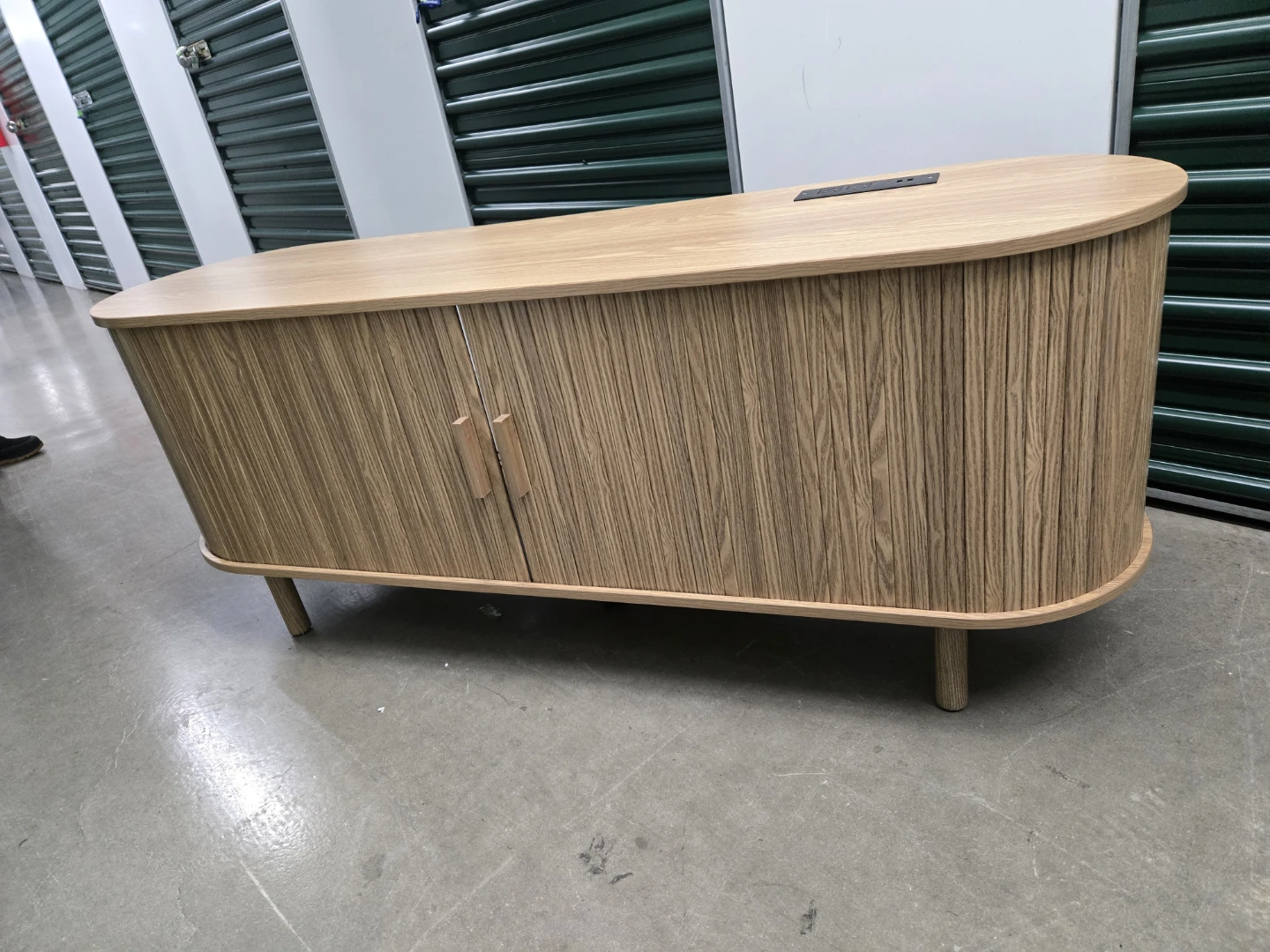 Light Wood Media Console
