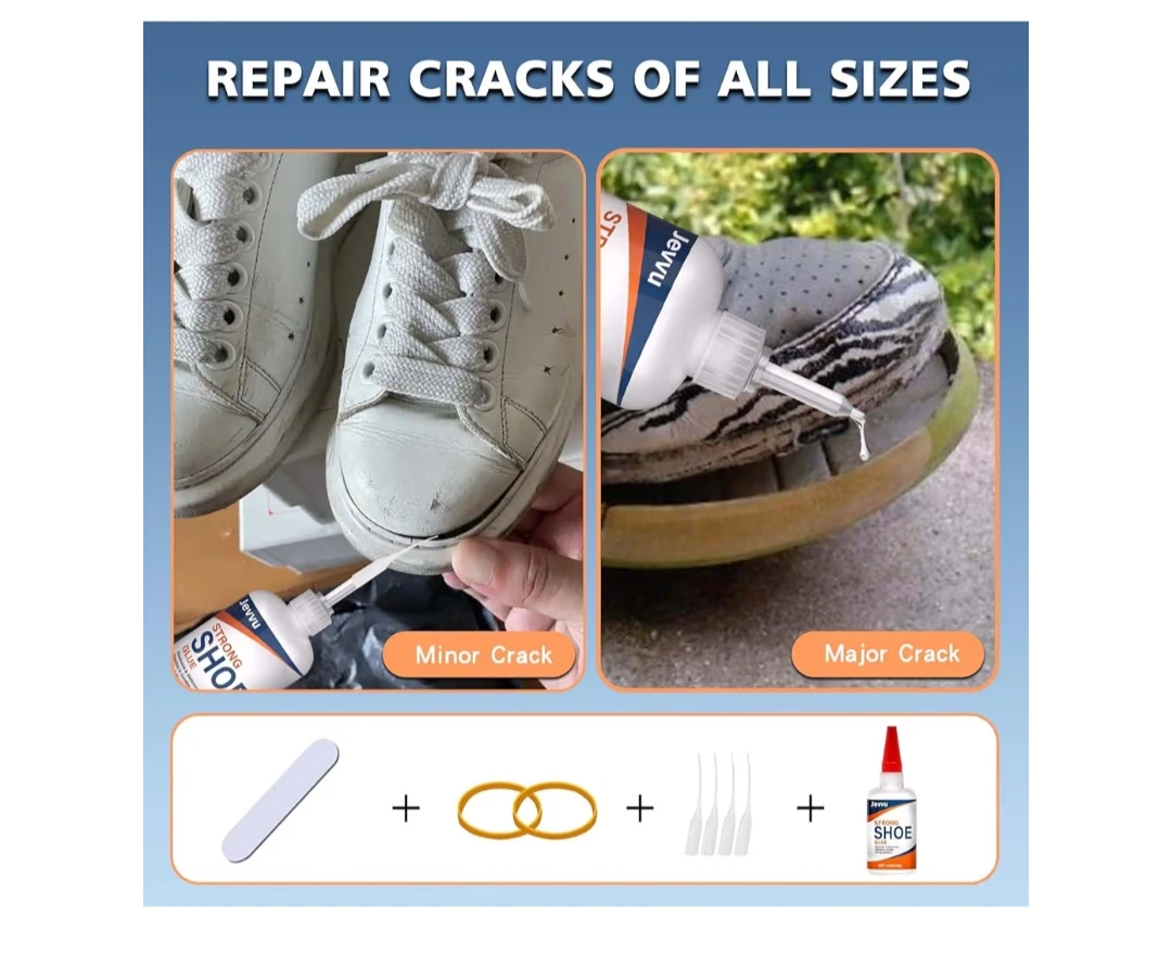 Jevvu Strong Shoe Glue - Repair Cracks - photo 3