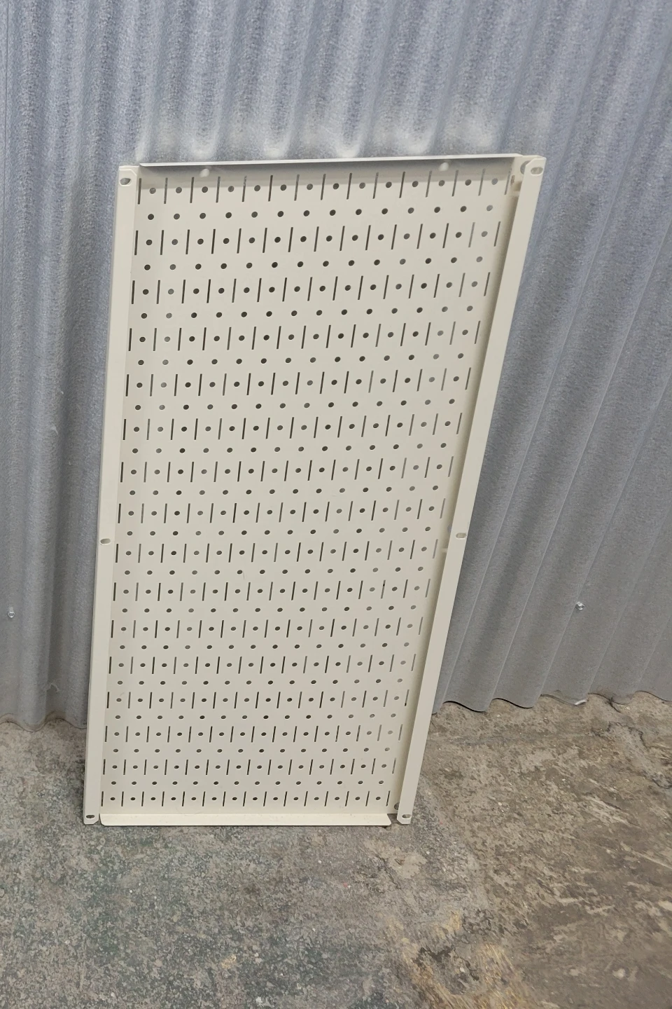 Beige Metal Pegboard by Wall Control