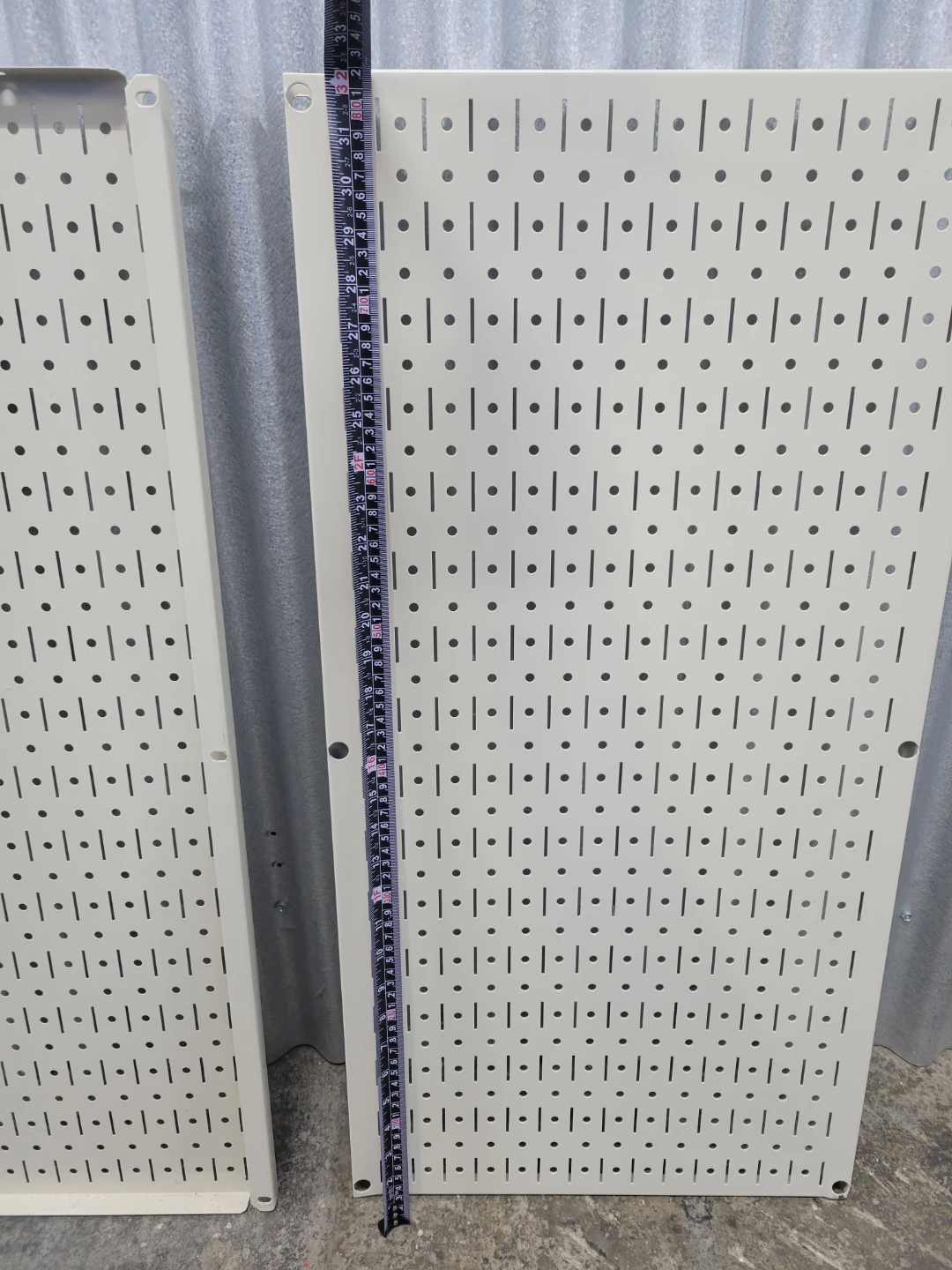 Beige Metal Pegboard by Wall Control - photo 4