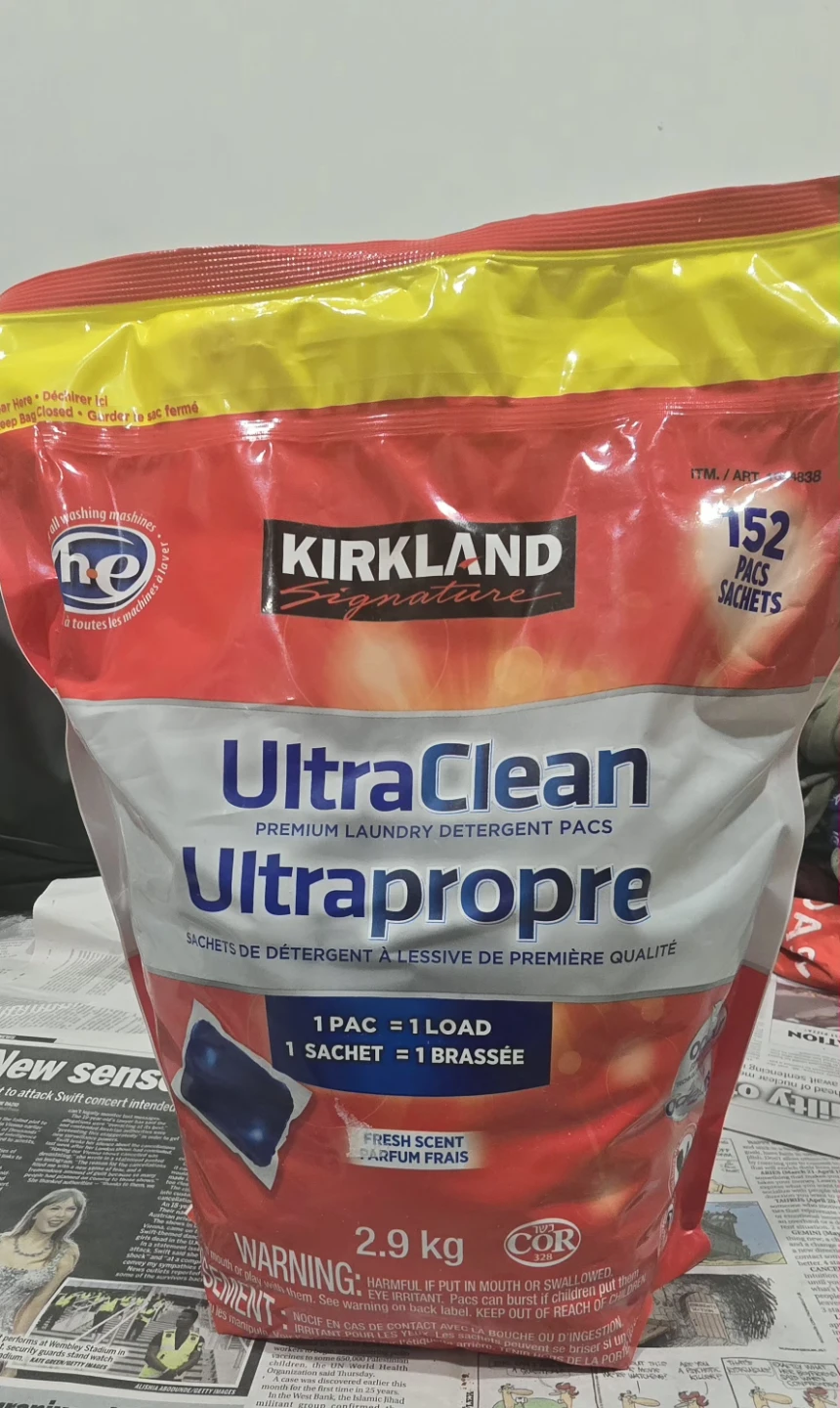 Laundry pods Kirkland Signature