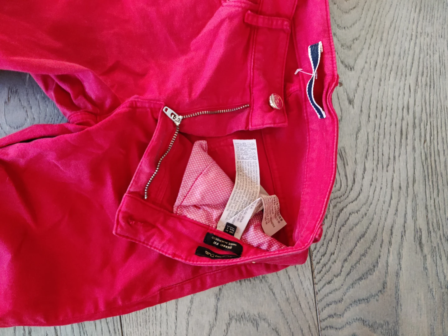 Red Skinny Fit 1 Zara Pants and 2 more - photo 3