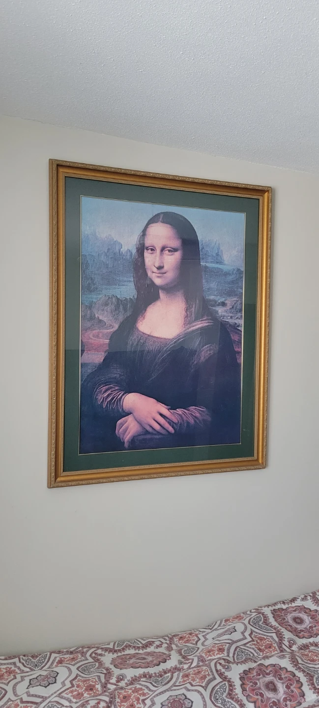 Framed Mona Lisa Print