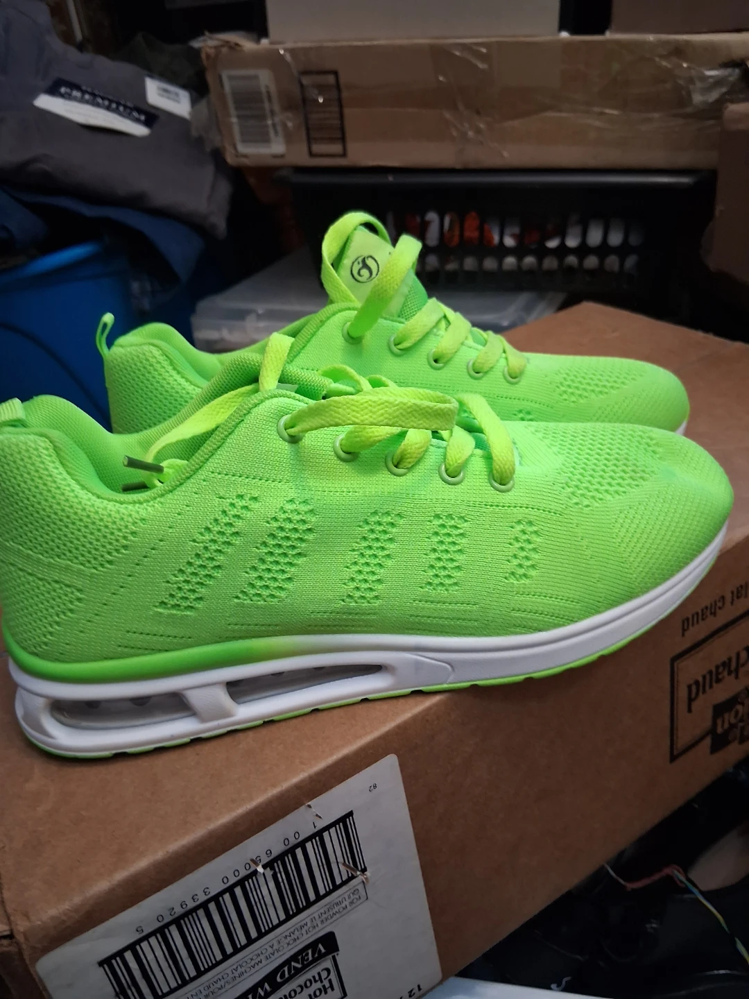Guecci Neon Green Athletic Shoes - photo 2
