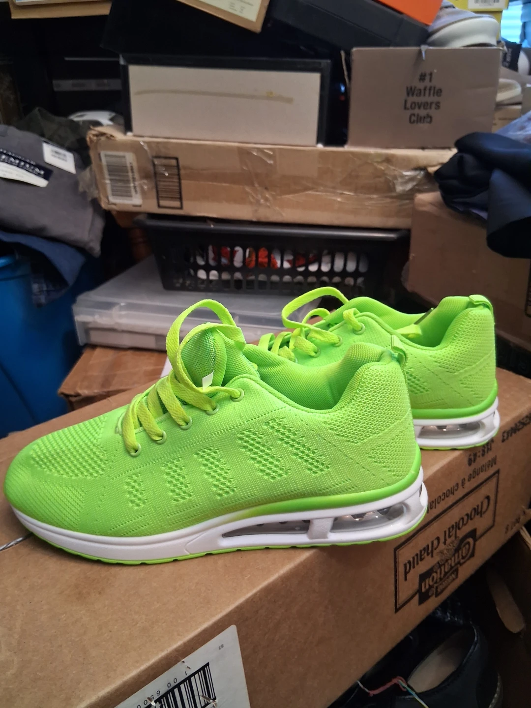 Guecci Neon Green Athletic Shoes - photo 4