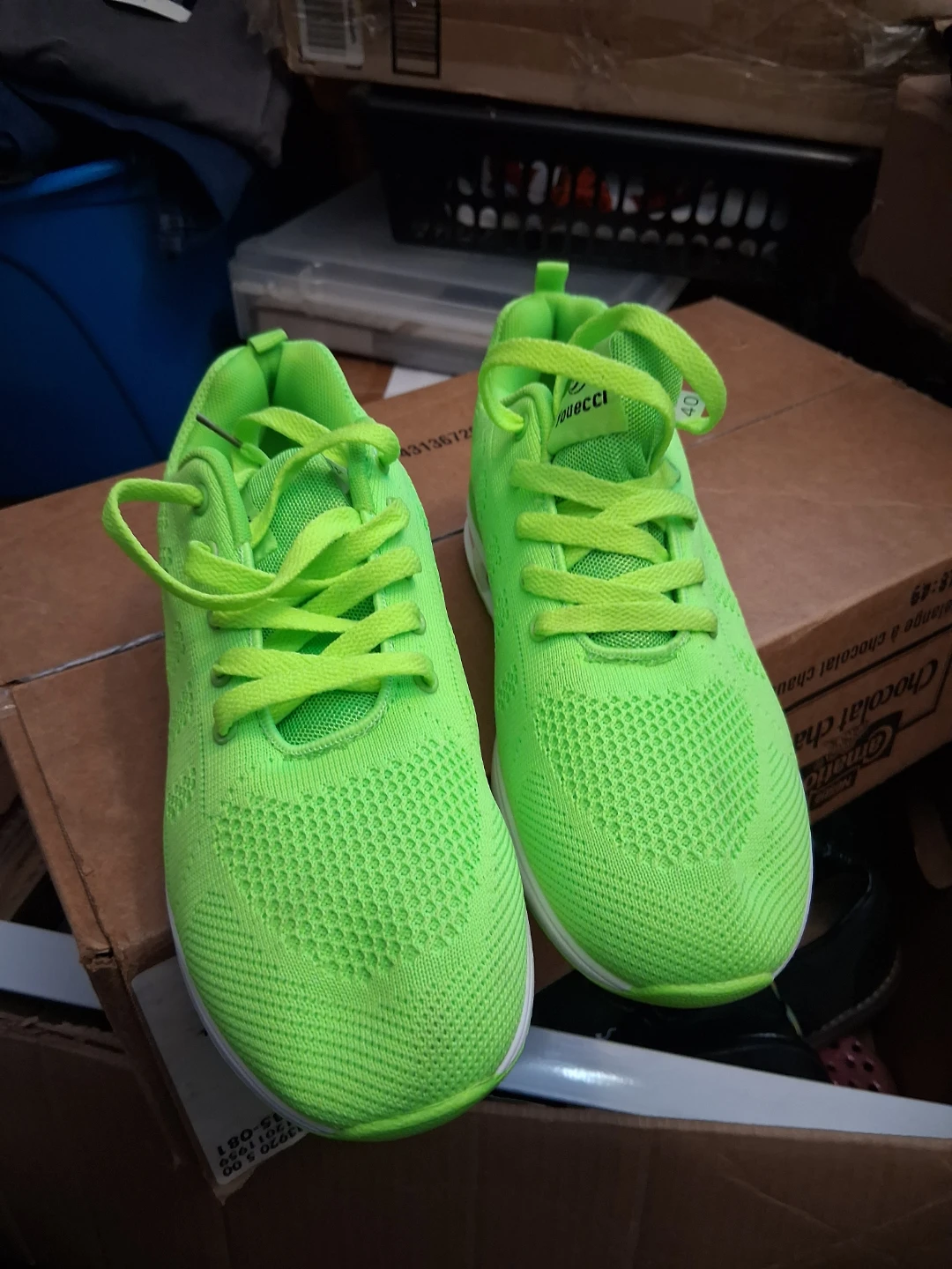 Guecci Neon Green Athletic Shoes - photo 5