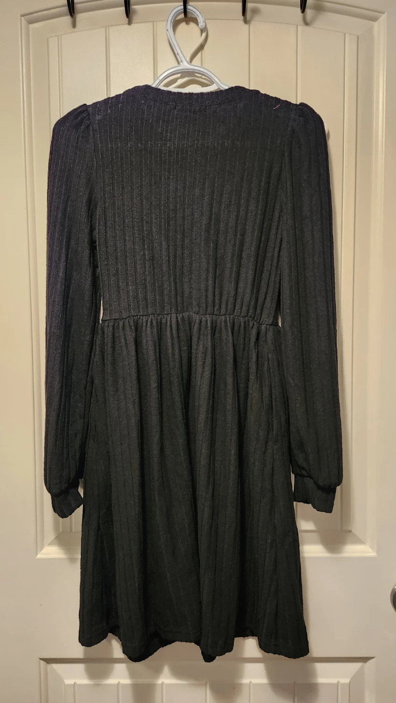 OFFEEFAN Ribbed Long Sleeve Dress - XS - photo 3