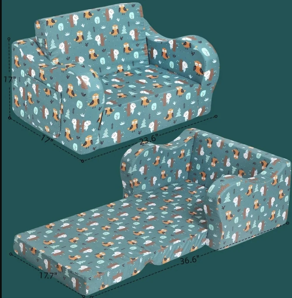 Cuddly Flip Out Sofa - Happy Owl - photo 4