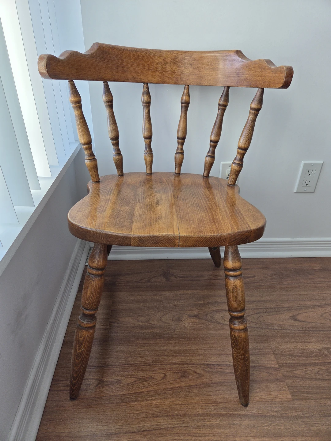 Wooden Spindle Back Dining Chair