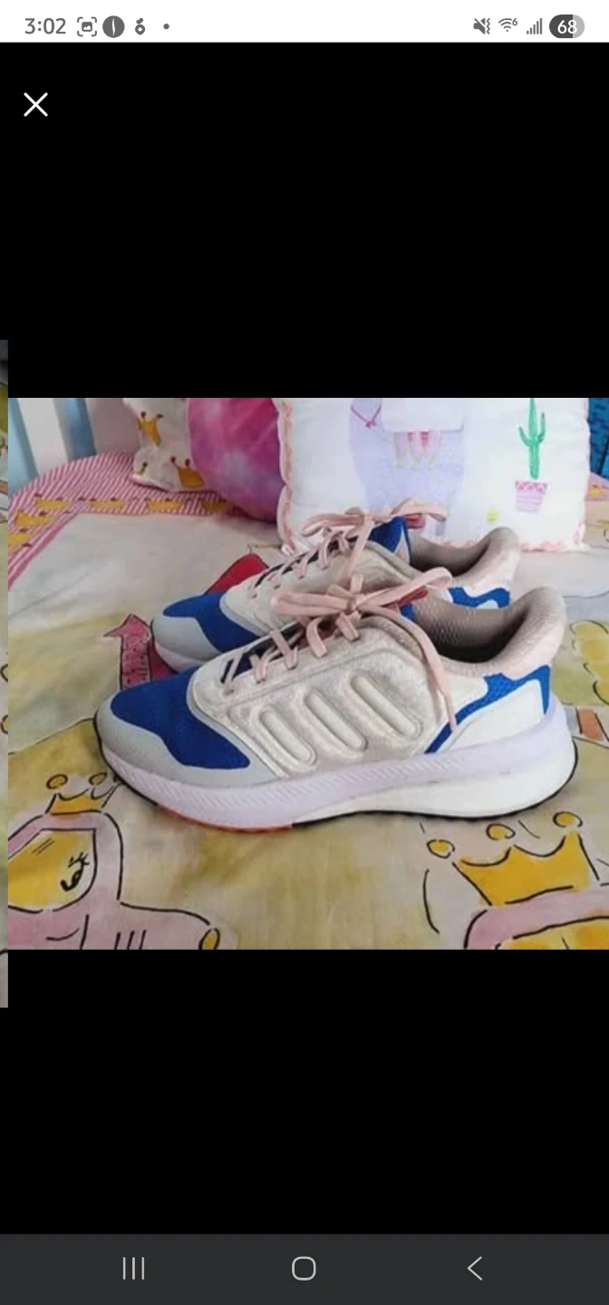 Adidas Runfalcon 3.0 Blue/White - Women's Size 7.5 - photo 2