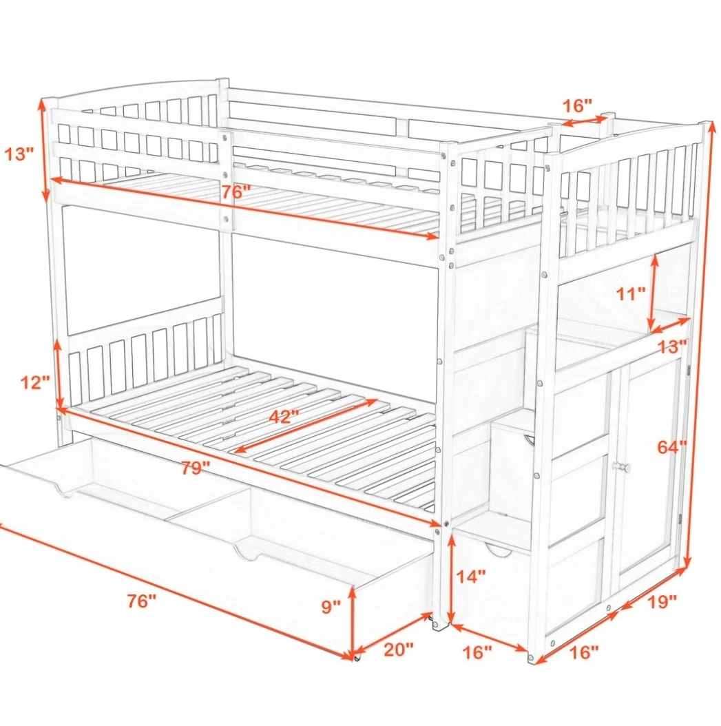 Twin Over Twin bunk bed - photo 4