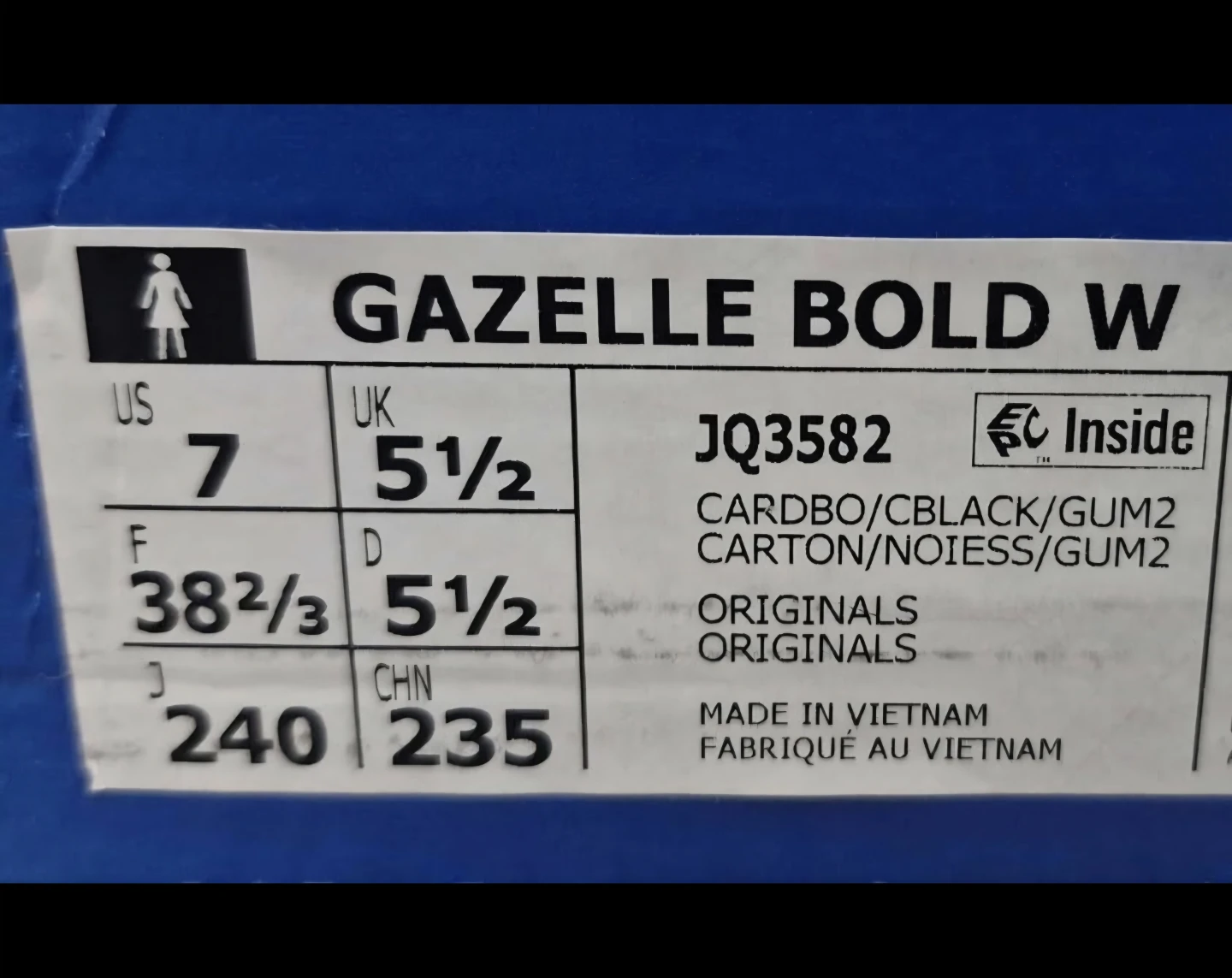Adidas Gazelle Bold W Size 7 - photo 4