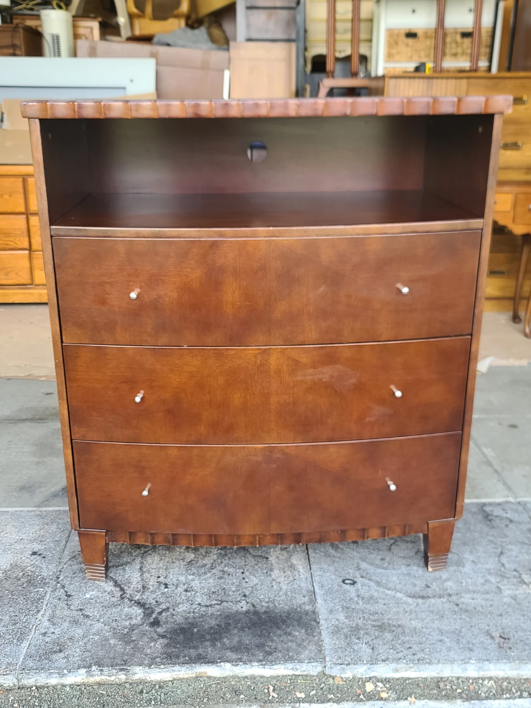 Wooden Dresser with 3 Drawers