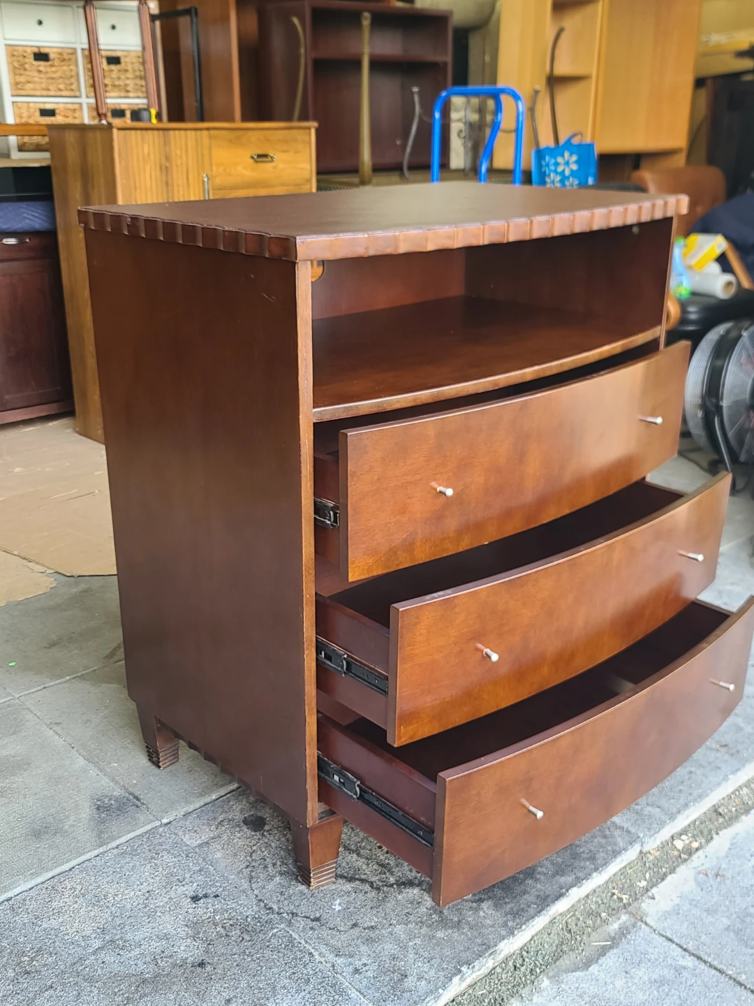 Wooden Dresser with 3 Drawers - photo 3