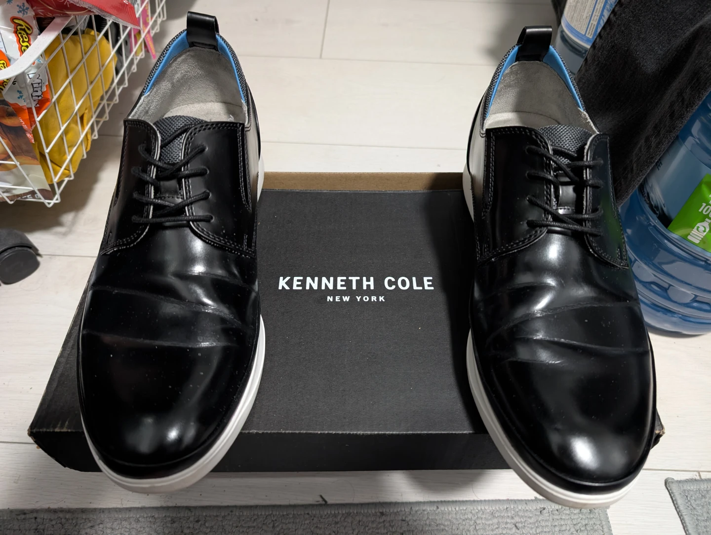 Kenneth Cole New York Black Leather Shoes Men Size 10US - photo 4