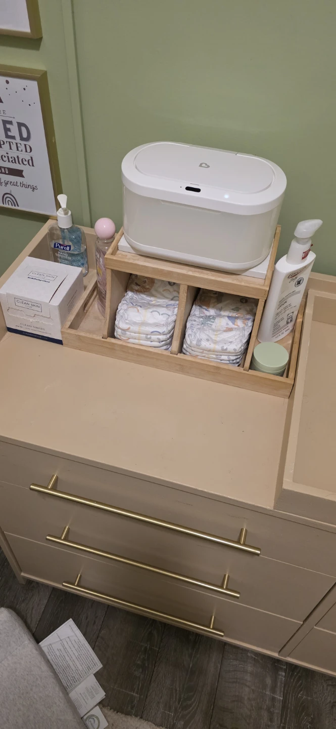 Customized IKEA Hauga Changing Table Dresser Combo - photo 4