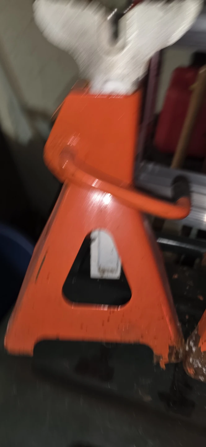 Pair of Orange Jack Stands
