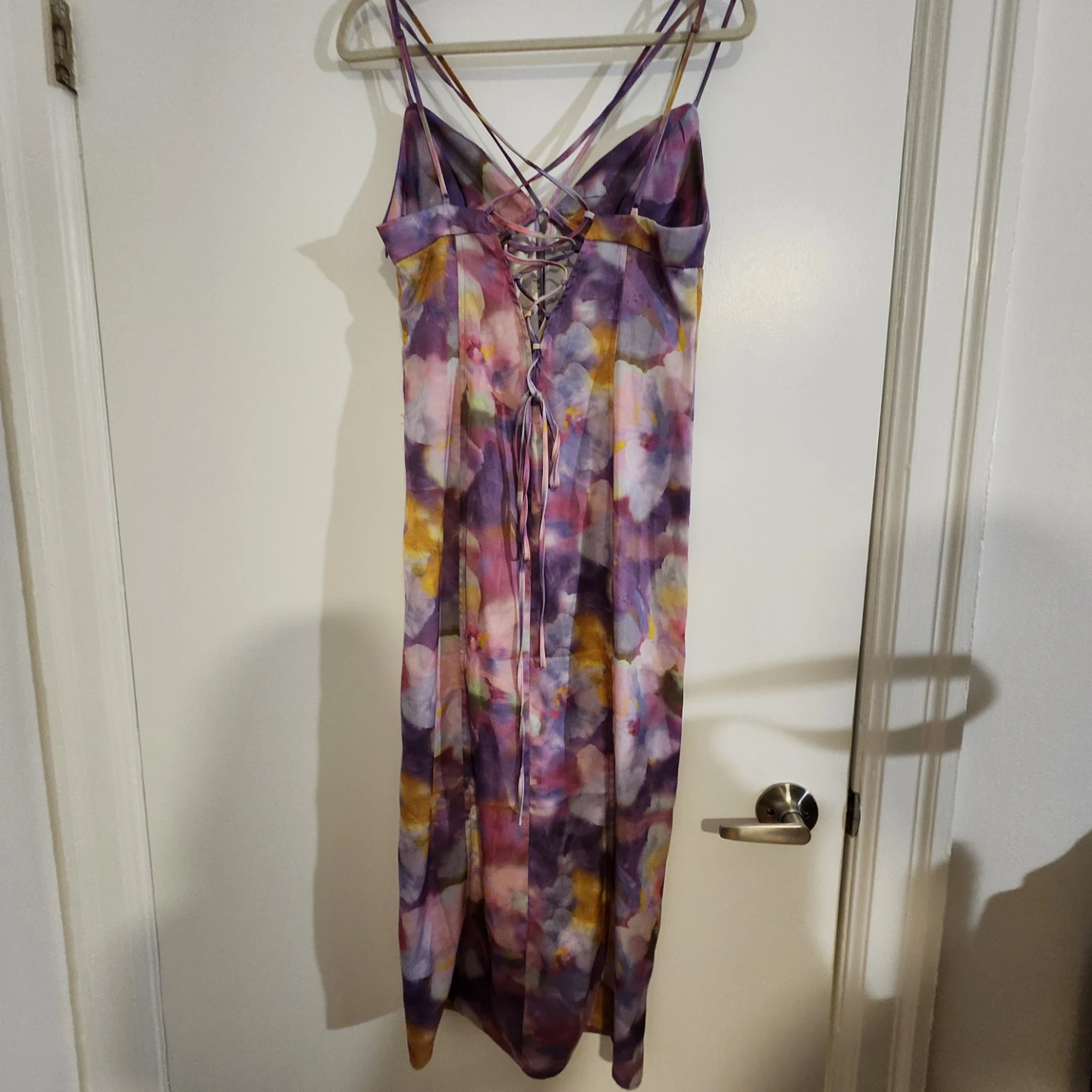 Floral Dress - Purple, Yellow, White - photo 2