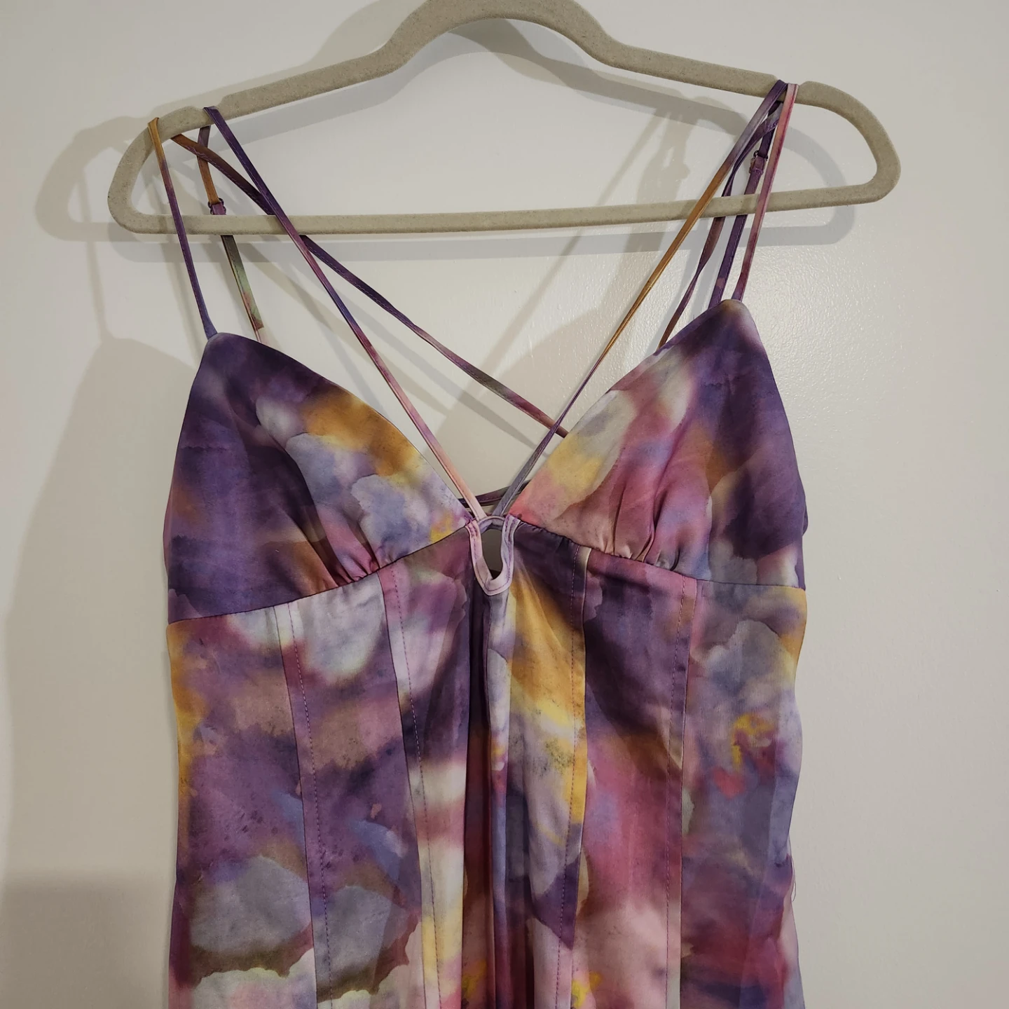 Floral Dress - Purple, Yellow, White - photo 4