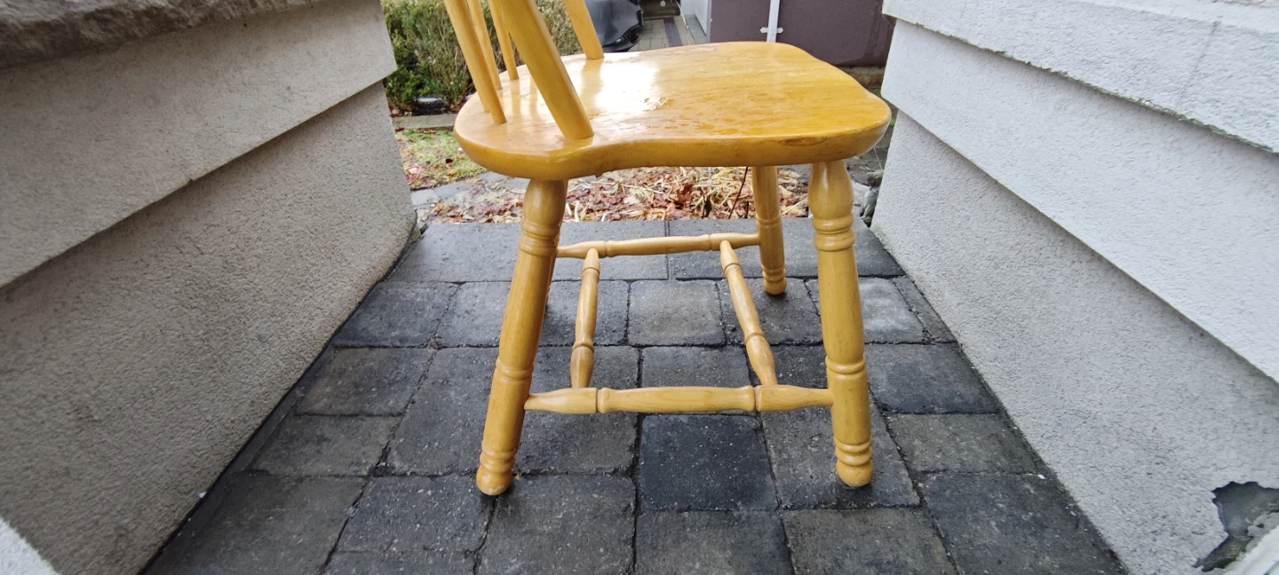 Wooden Spindle Back Chair - photo 5