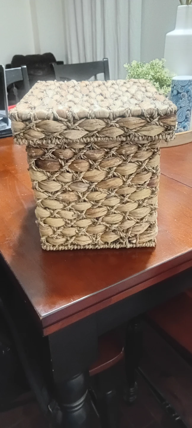 Woven Storage Box with Lid - photo 3
