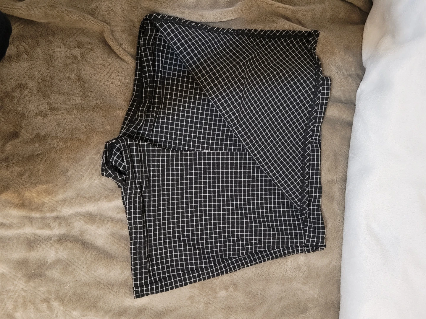 Garage Black Mini Plaid Printed Skort - photo 2