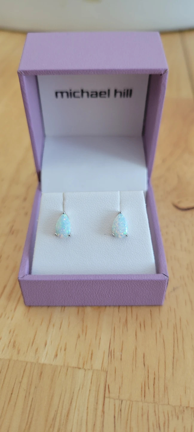Michael Hill Opal Teardrop Earrings