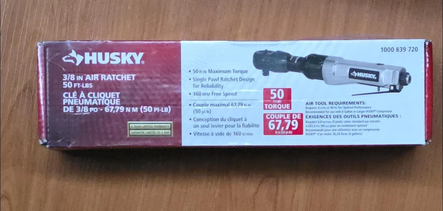 HUSKY 3/8" AIR  RATCHET