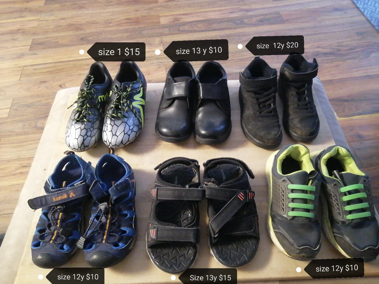 Kids' Shoes - Size 1, 12, 13 - Variety Available!