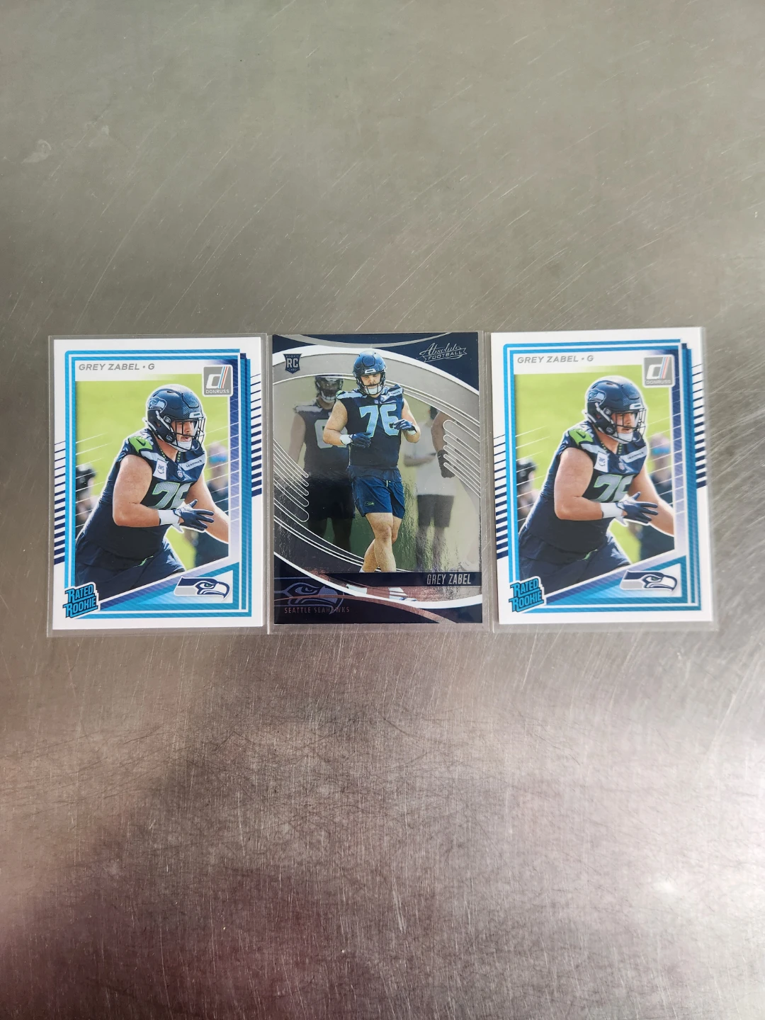 Grey Zabel Rookie Football Cards - Donruss & Absolute