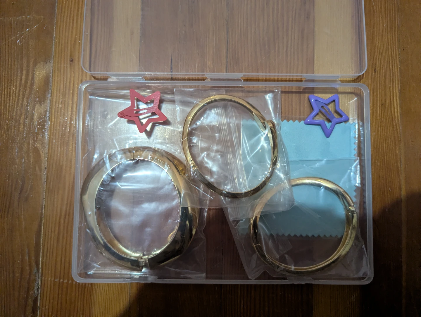 14k plated gold Bracelets Set - photo 2