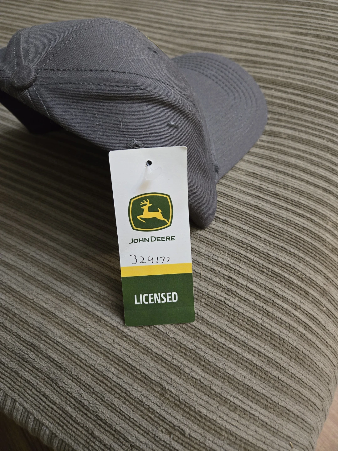 New John Deere Grey Baseball Cap - photo 3