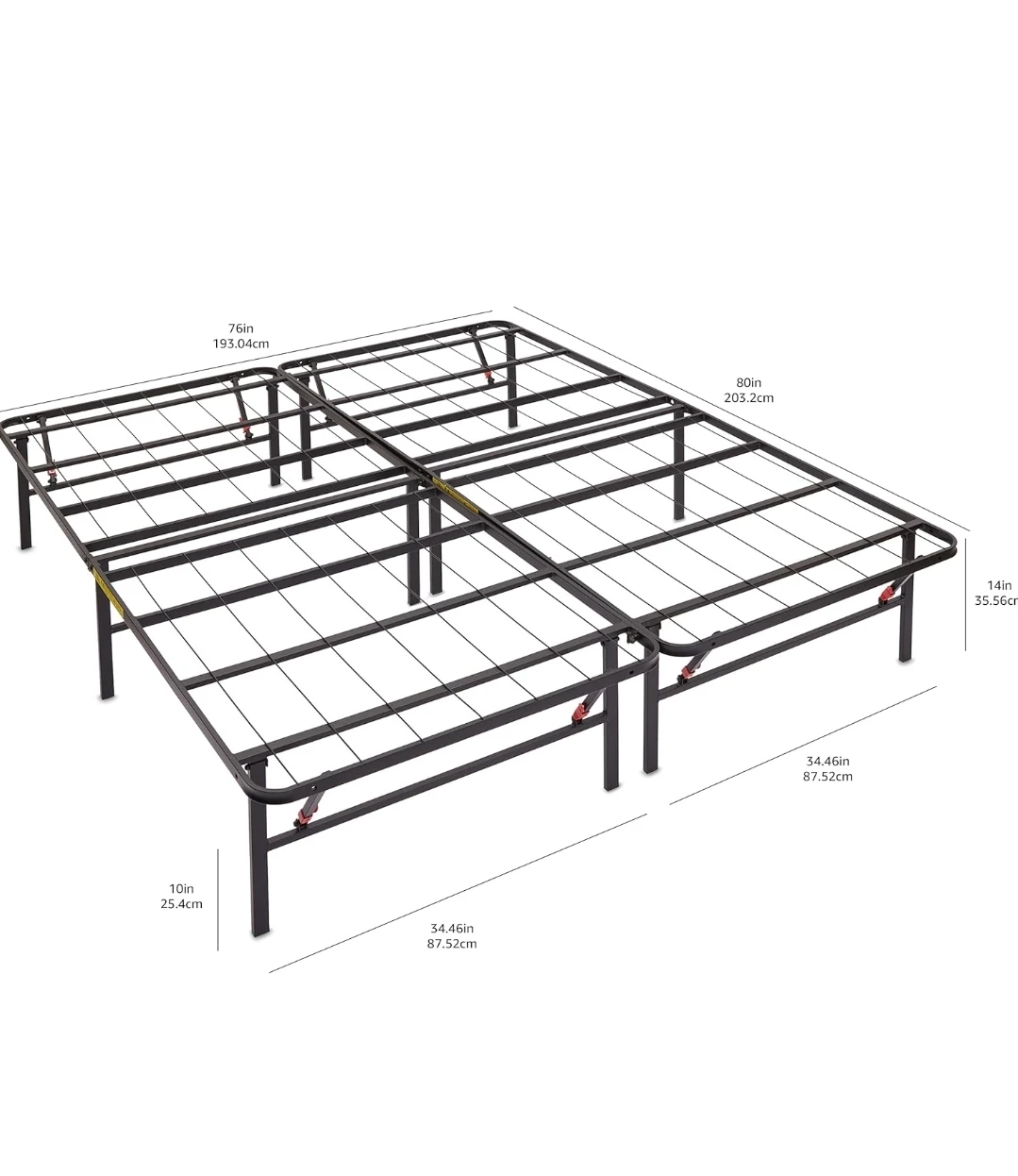 Metal Bed Frame - Queen Size - photo 2
