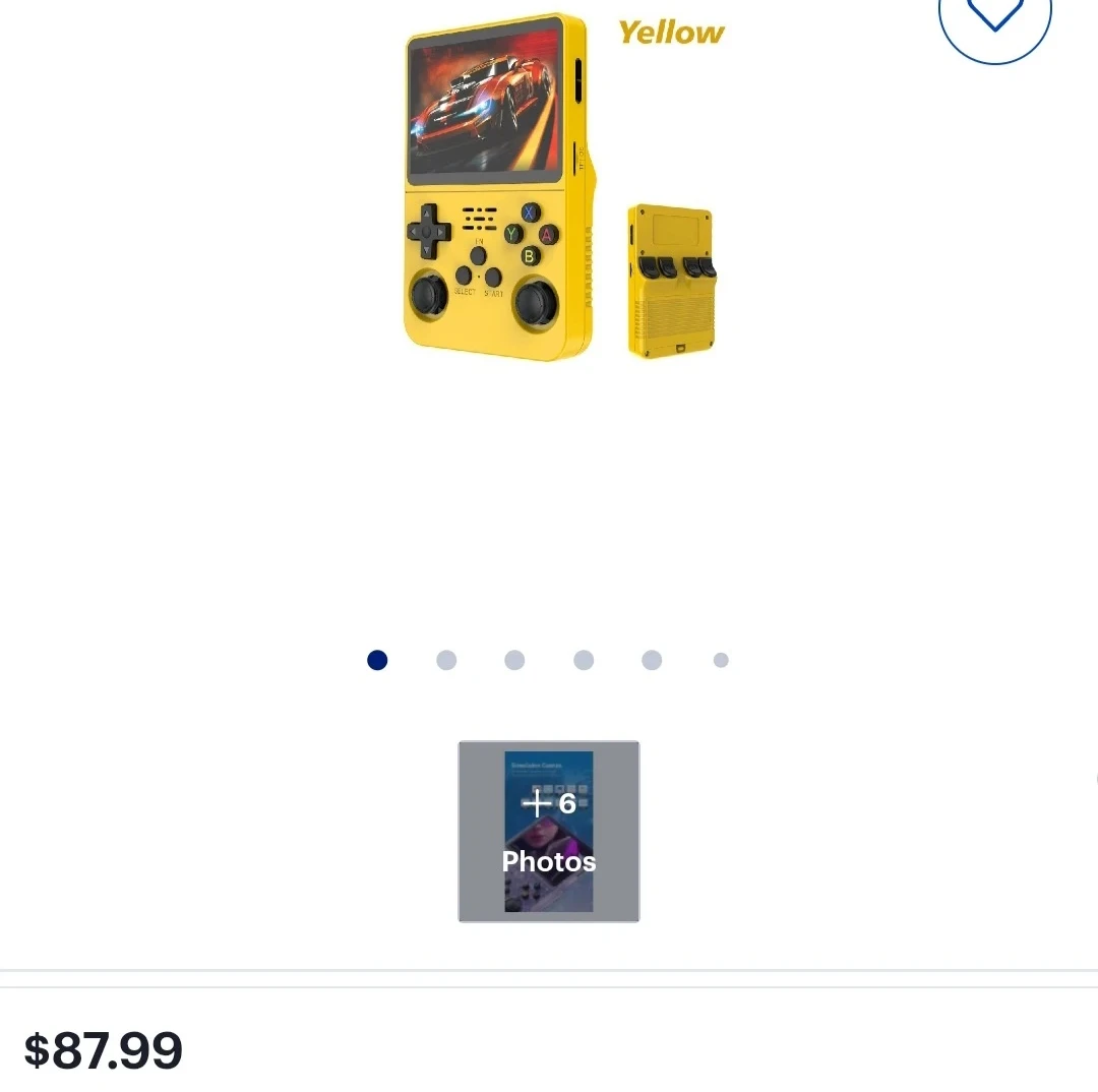 "Brand New" Yellow Handheld Gaming Console R36s - photo 4