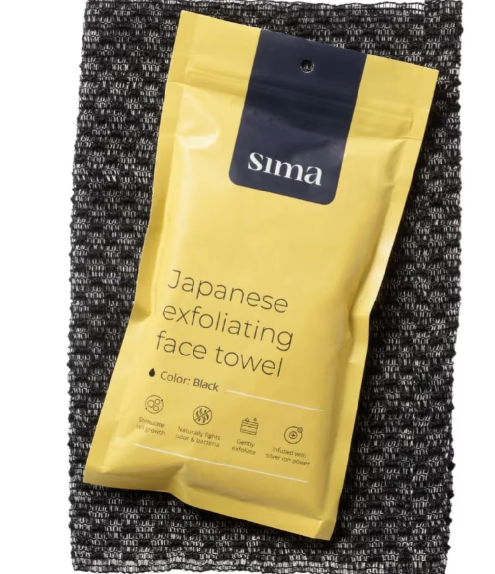 SIMA Brand Exfoliating Washcloth Face & Body Scrub Towel - photo 4